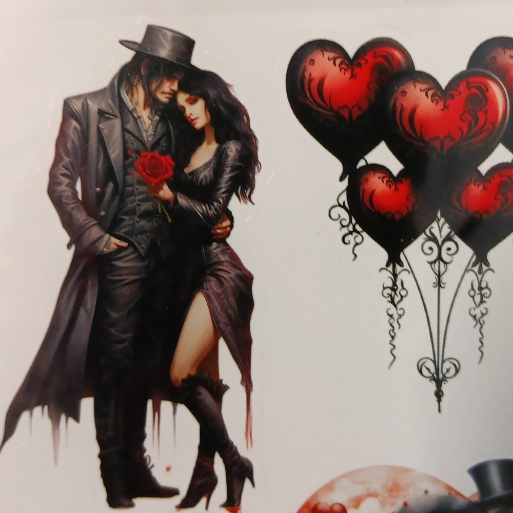 26 Goth Love Stickers (New)